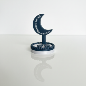 Marturie Personalizată ,,LUNA" 3D cu Cip NFC