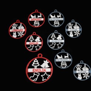 Set 9 globuri simple personalizate