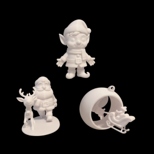 Set 3 figurine pentru pictat v1