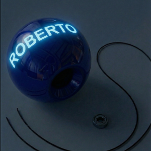 TAMA personalizata cu Numele tau Glow in the dark !!! ,,Albastru"