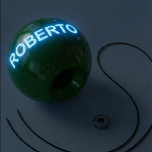 TAMA personalizata cu Numele tau Glow in the dark !!! ,,Verde"