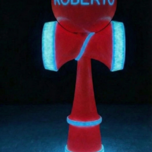 Kendama personalizata cu Numele tau Glow in the dark !!! ,,Rosu"