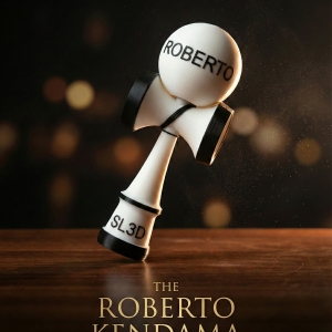 Kendama personalizata cu Numele tau White & Black