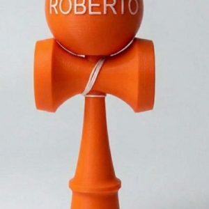 Kendama personalizata cu Numele tau Portocaliu/ALB