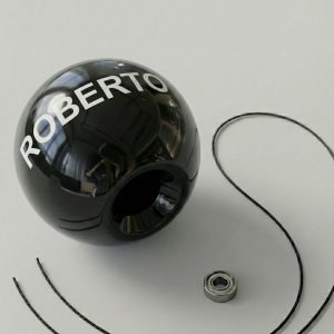 Tama  personalizata + Nume Alb/Negru