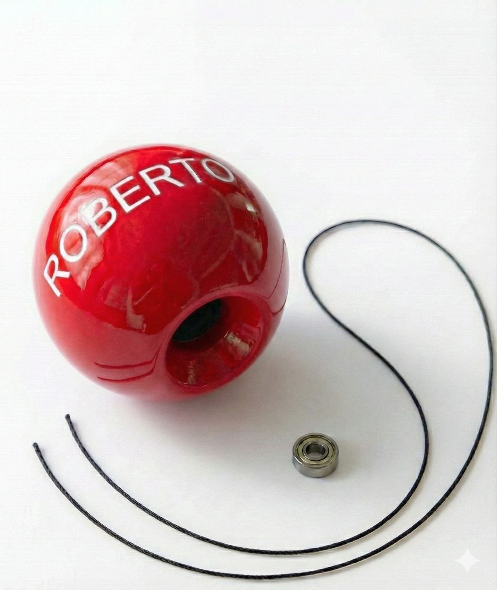 Tama personalizata + Nume Alb/Rosu